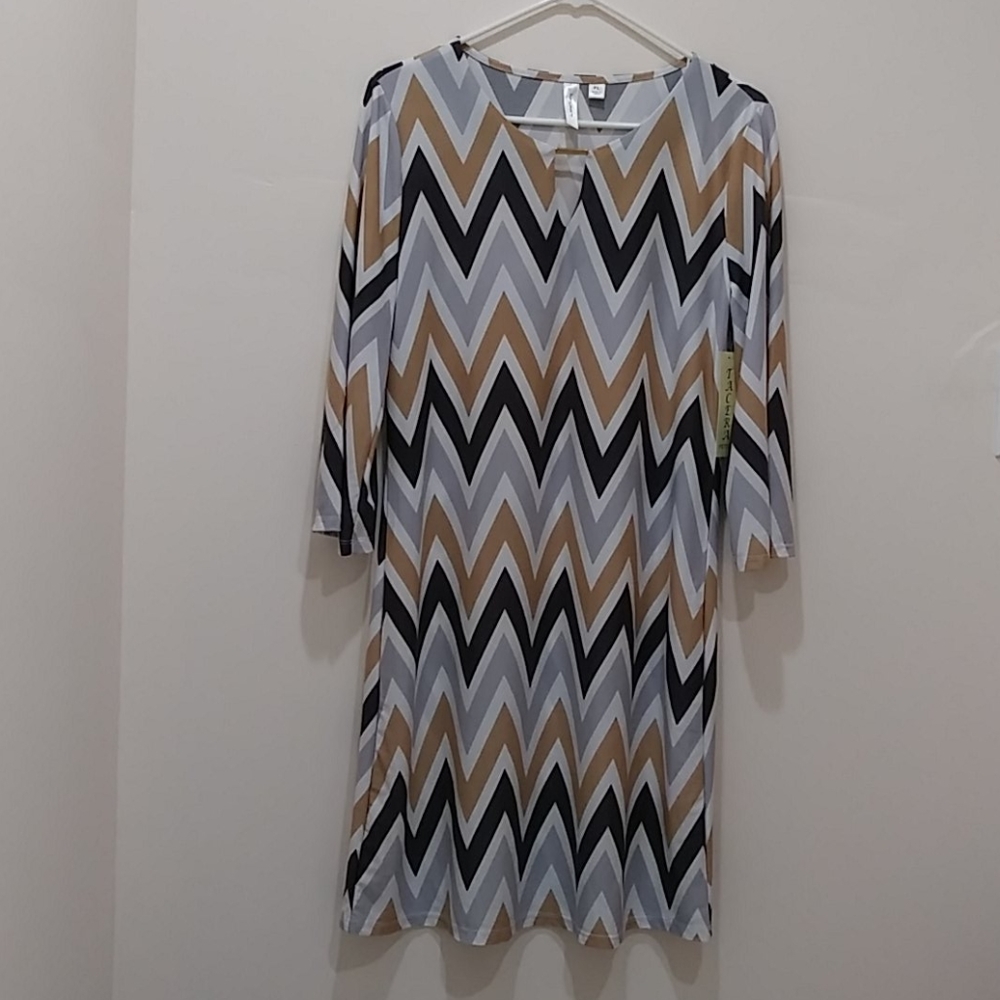 COPY - NWT Tacera Chevron Dress